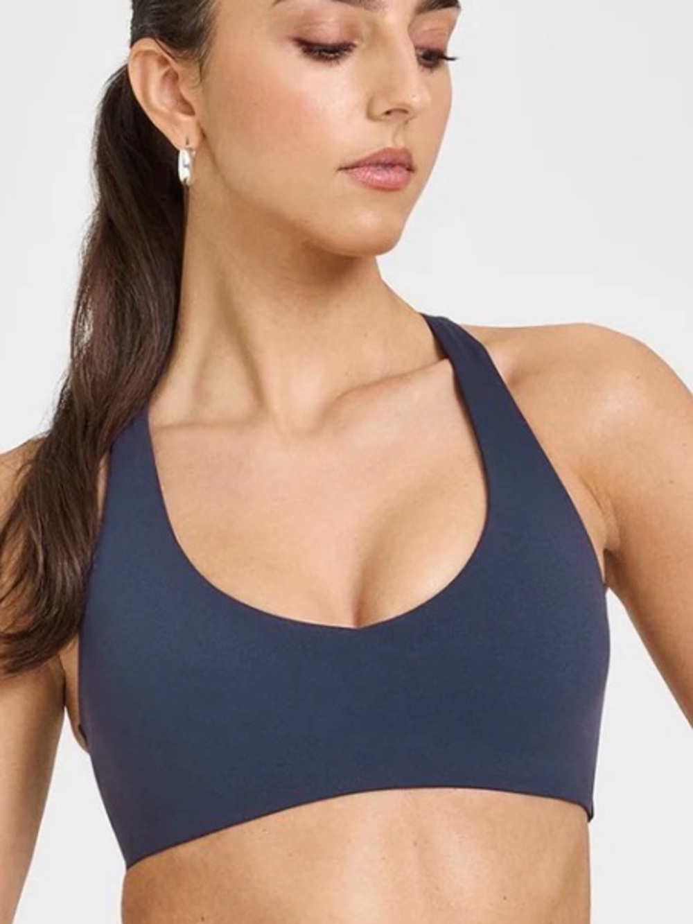 ONER ACTIVE Soft Motion Bralette Blue Navy Black M NWT (FIT058)
